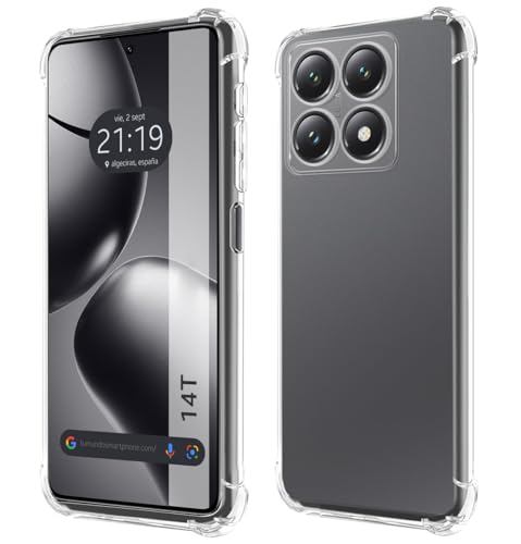 Tumundosmartphone Custodia In Silicone Antiurto Trasparente Per Xiaomi 14T 5G