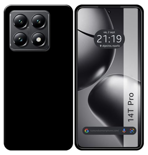 Tumundosmartphone Custodia In Silicone Gel Tpu Nera Per Xiaomi 14T Pro 5G