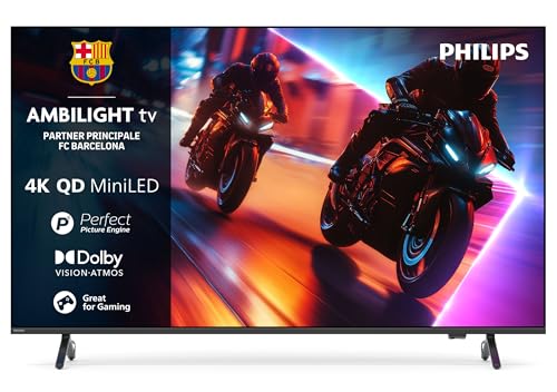 Philips Ambilight 'The Xtra' 55Mled920 Mini Led 4K Smart Tv - Display 55’’ Con Processore P5 Perfect Picture Ultra Hd, Titan Os, Dolby Vision E Dolby