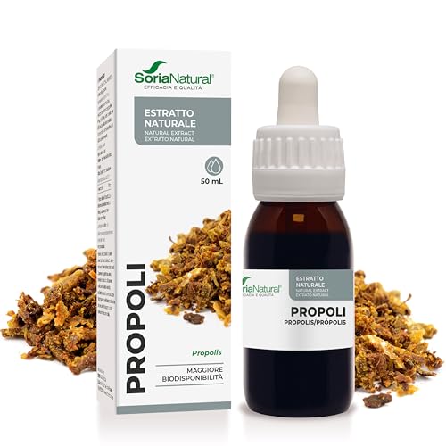 Propolis Puro Naturale Forte 190 Mg/Ml Senza Alcol - Rafforza Le Difese, Allevia Il Mal Di Gola E Protegge Le Vie Respiratorie - Propoli Pura Soria Na