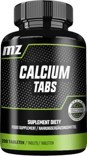 Calcio 200 Compresse Vegane - Citrato Di Calcio Organico 120 Mg Per Compressa - 200 Giorni Di Fornitura - Supporta La Salute Delle Ossa - Integratore 