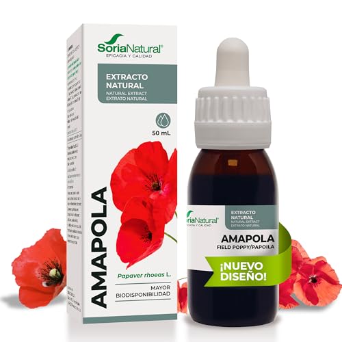 Soria Natural Extracto De Amapola - Extracto Natural Para La Relajación - Sueño Reparador Y Descanso Natural - Botella 50Ml