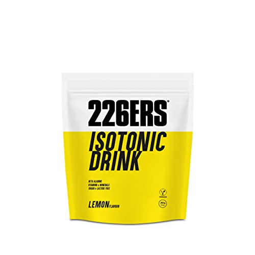 226Ers Isotonic Drink | Bevanda Isotonica Senza Glutine, Ricarica Di Sali Minerali Con Vitamine, Minerali E Beta-Alanina, Idratazione, Limone - 500 Gr
