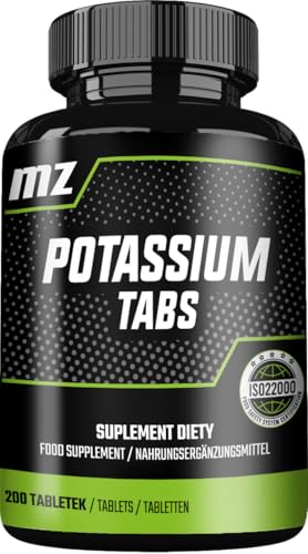 Potassio 200 Compresse Vegane - 414 Mg Di Potassio Per Dose Da Citrato Di Potassio - 100 Giorni Di Fornitura - Supporta L'Equilibrio Elettrolitico E L