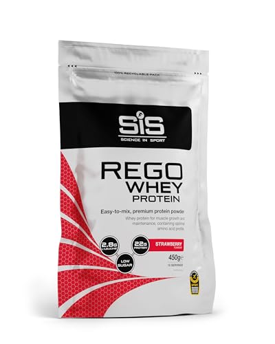 Science In Sport Rego Polvere 450G Fragola - Polvere Per Bevande Di Recupero Con Carboidrati, Proteine, Elettroliti, Vitamine E Minerali, Supporta Un