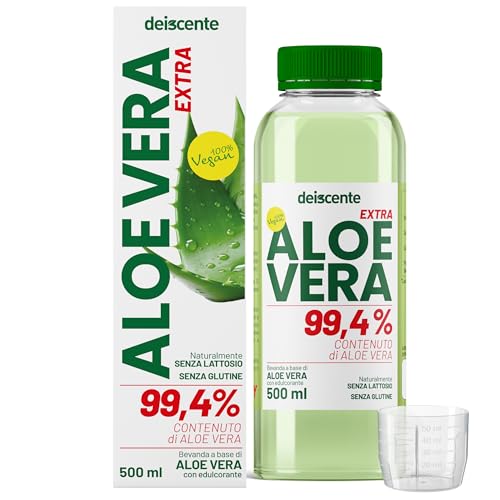 Aloe Vera Da Bere - Aloe 99,4%. Succo, Aloe Vera Pura Dimagrante, Depurativo Forte Con Sollievo Del Sistema Digerente. Succo Puro Di Aloe Gel Vera Da