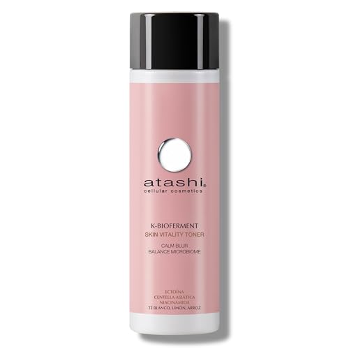 Atashi K-Bioferment | Skin Vitality Toner | Tonico Lenitivo Per Pelli Sensibili | Rigenera, Idrata Ed Equilibra Il Microbioma | Ectoine, Centella Asia