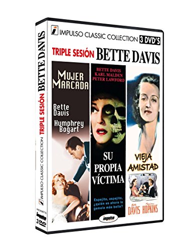 Pack 3 Dvds Bette Davis Mujer Marcada + Su Propia Victima + Vieja Amistad