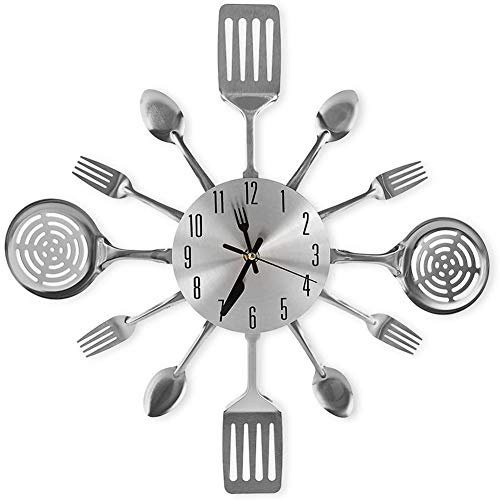 Nettoppo Orologi Da Parete Da Cucina Con Cucchiai E Forchette, Ottimo Arredamento Per La Casa E Bei Regali, Orologio Da Parete Orologio Da Parete Da T