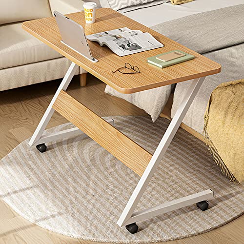 Dgdhhsfjdj Tavolino Versatile Con Ruote, Scomparto Per Tablet E Design Compatto. Ideale Per Studiare E Leggere Sul Divano O In Studio.