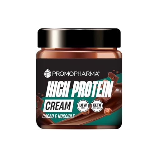 High Protein Cream - Crema Proteica Spalmabile Keto Cacao E Nocciole - Ricca Di Proteine E Low Carb - Ideale Per Dieta Chetogenica - High Protein Food