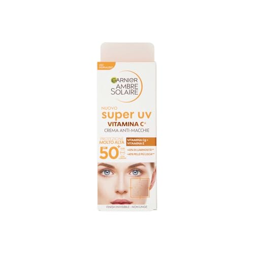 Garnier Ambre Solaire Crema Anti - Macchie Alla Vitamina C, Spf50, 40Ml