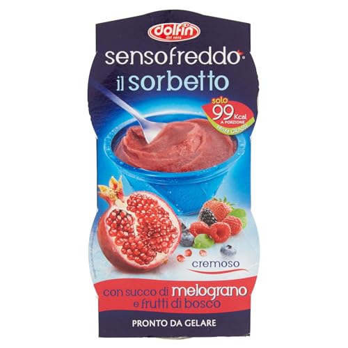 Dolfin Sensofreddo Il Sorbetto Con Succo Di Melograno E Frutti Di Bosco 2 X 100 Ml