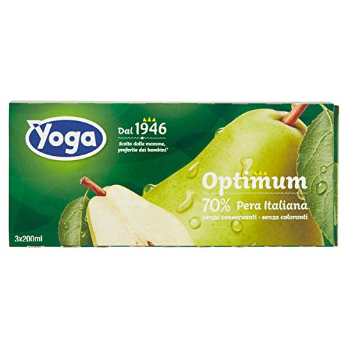 Yoga Succo Di Pera, Confezione Da 3 X 200Ml