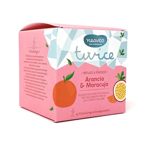 Twice Infuso A Freddo Arancia & Maracuja Filtroscrigno 15 Filtri - Neavita