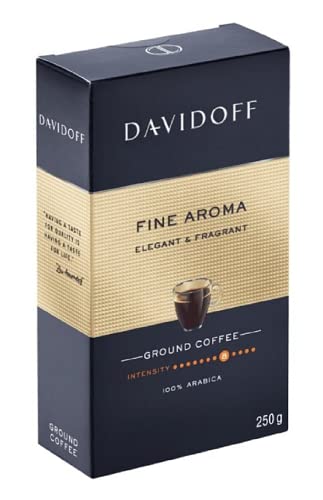 Caffè Macinato | Davidoff | Aroma Fine | Confezione Da 250 G | Delicato E Aromatico | Caffè Con Aroma Fine |