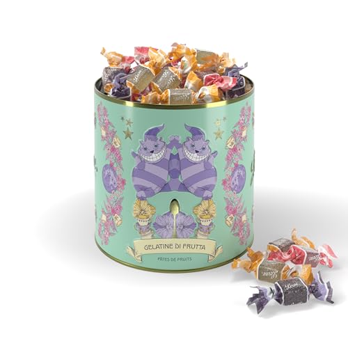 Leone Dal 1857 – Tamburello Gelatine - Gelatine Alla Frutta - Caramelle Leone Vegane E Senza Glutine - Latta Regalo Da 350Gr