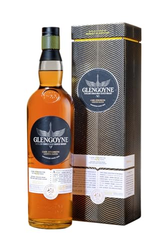 Glengoyne Cask Strenght Whiskey - Highland Single Malt Scotch Whisky Maturato In Botti Di Sherry, 59,2%, Bottiglia In Vetro Da 70Cl