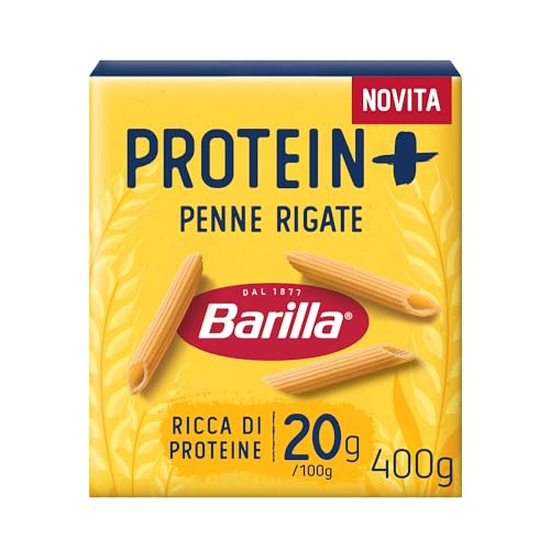 Barilla Pasta Penne Protein+, Pasta Proteica Di Semola Di Grano Duro Con Proteine Di Piselli, 400 G