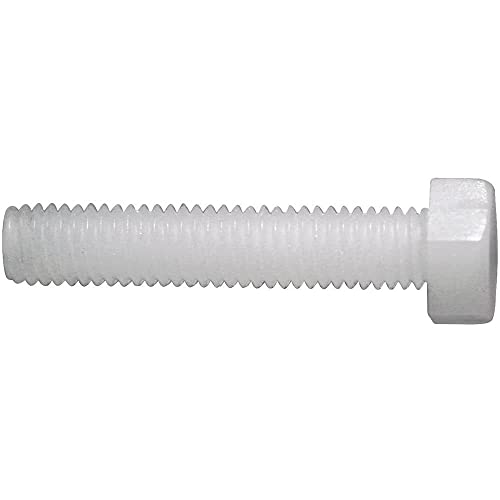 Toolcraft 830253 - Viti A Testa Esagonale M4, 30 Mm, Din 933, In Plastica, 10 Pezzi