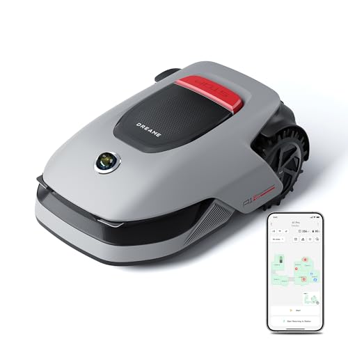 Dreame A1 Pro Robot Tagliaerba,Senza Filo Perimetrale, Controllo Tramite App, Tecnologia Omnisense™, E Zone, Mappatura Preci A Fino A 2000M², Evitamen