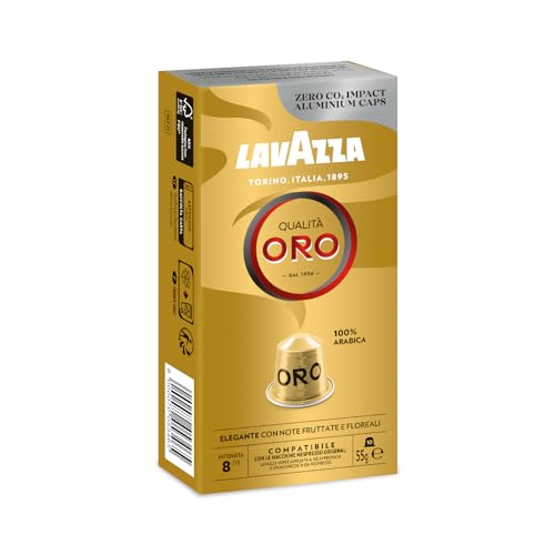 Lavazza Cápsula Qualitá Oro Para Cafeteras Nespresso Caja De 10