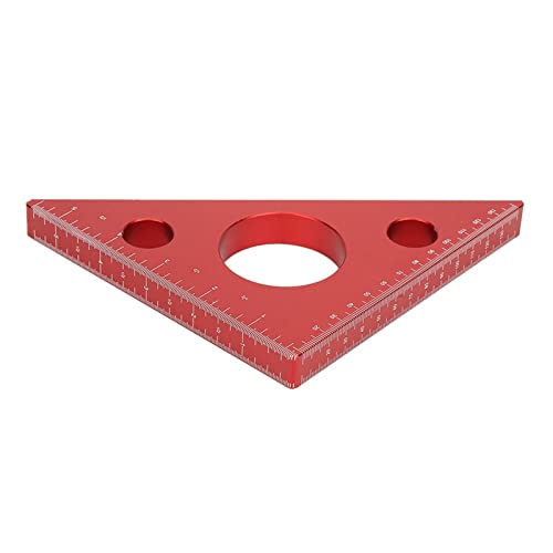 Righello Angolare In Lega Di Alluminio 45 Gradi, Righello Angolare Triangolare Quadrato, Triangolo Per Carpenteria