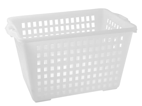 Giganplast Gig 2200P3 Contenitore Per Biancheria E Oggetti, Bianco, 63 Cm