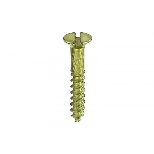 Masidef: Member Of The Würth Group Dy3063520 10 Viti Per Legno Testa Piana Svasata, Ottone 3,5X20Mm