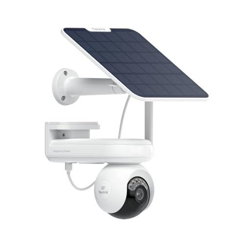 Reolink 4K Telecamera Wireless Wifi Per Esterno Con Batteria Da 20000 Mah, Registrazione Continua 96H, Rilevamento Ai, Auto Tracking, Visione Notturna