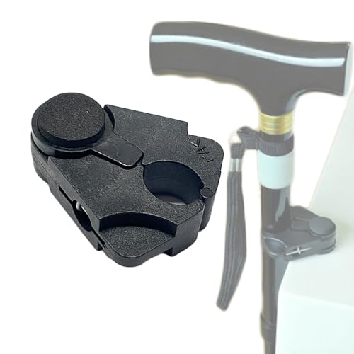 Baozenp Clip Per Bastone Da Passeggio, Staffa Per Stampelle Da Attaccare Alla Scrivania, Al Tavolo, Al Bancone Per Anziani Disabili, Adatto Per Baston
