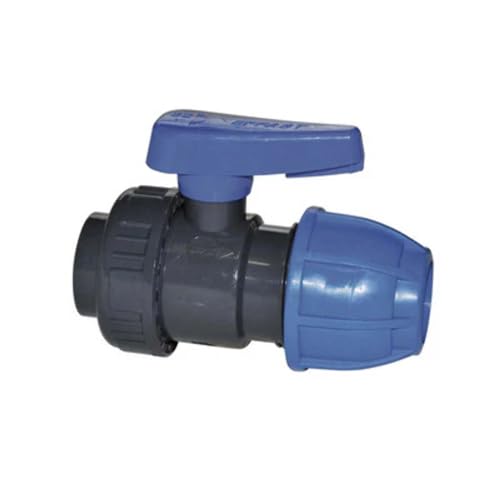 Valvola A Sfera Monoghiera Con Filetto F/Giunto A Compressione 1" X32 Per Impianti Di Irrigazione