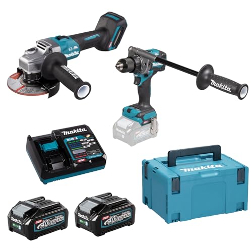 Makita Dk0124G201 Akku-Set 40 V Max Li-Ion 4 Ah Xgt (Df001G + Ga005G)