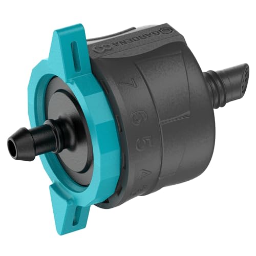 Gotero Final Autocompensante Y Regulable 1-8 L/H Para Plantas Individuales Con Diferen