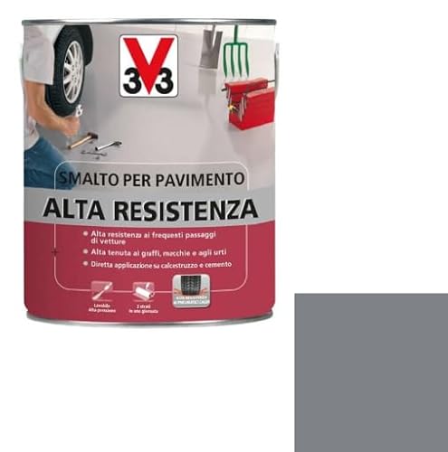 V33 - Smalto Per Pavimenti Alta Resistenza Grigio Scuro 0,5L
