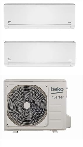 Bgmpi095 + Bgmpi125 + Bgmpo181 - Climatizzatore Dual Split 9000 + 12000 Btu, Classe Energetica A++/A+