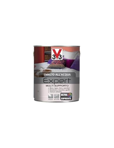 V33 - Smalto All'Acqua Expert Multisupporto Marrone Testa Di Moro 2,5L