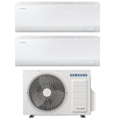 Climatizzatore Condizionatore Samsung Cebu S2 Wi-Fi Integrato Dual Split 9000+12000 Btu Inverter A+++ In R32 Aj040Txj2Kg In Pompa Di Calore