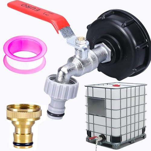 Hufhnwso Serbatoio Acqua 1000 Litri,Bidone Acqua,Cisterna Acqua 5000 Litri,Tanica Acqua Con Rubinetto