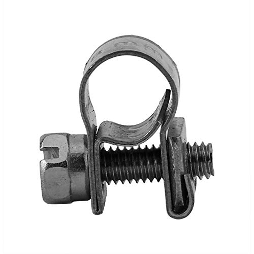 Fascette Acciaio Inox Heavy Duty T-Bolt Mini Linea Di Carburante Clip Tubo 6Mm-20Mm Dimensioni Opzionali Per Impianto Idraulico 10 Pz/Set (13-15 Mm)