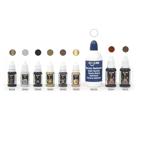 Occre Ref. 90556 - Pack Colori Acrilici Buccaneer (Ref. 12002) - 8 X 20 Ml + 1 X 100 Ml