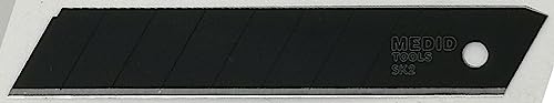 Medid Lames De Rechange 25Mm Traitement Noir Au Carbone - Etui De 10 - Outil De Coupe