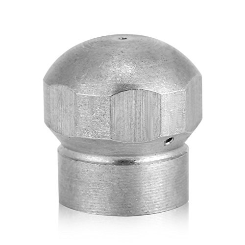Ugello Sturatubi Per Idropulitrice Ugello A Getto Per Fognatura, Ugello Di Getto Fognario Per Lavaggi Ad Alta G1 / 8 '' Per Tubo Flessibile Di Scarico