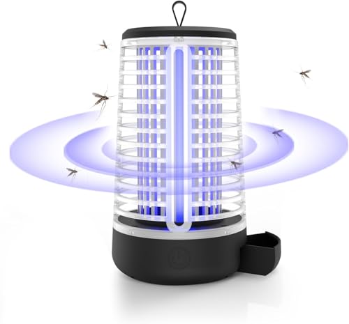 Lampe Anti Moustique,360 ° Uv Elettrico Anti Zanzara,Llampada Zanzare Interno Esterno Elettric,2000V Lampada Antizanzare,Non Tossico Ed Ecologico,Rica