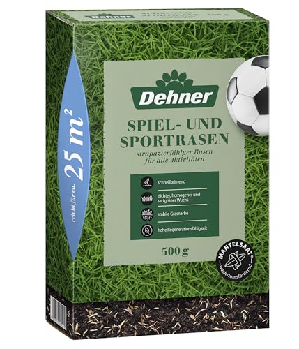 Dehner Semi Per Prati Sportivi, Semi Di Alta Qualità Per Prati Resistenti E Densi, Germinanti Veloci E Facili Da Pulire, Ideali Per Giardini Di Famigl