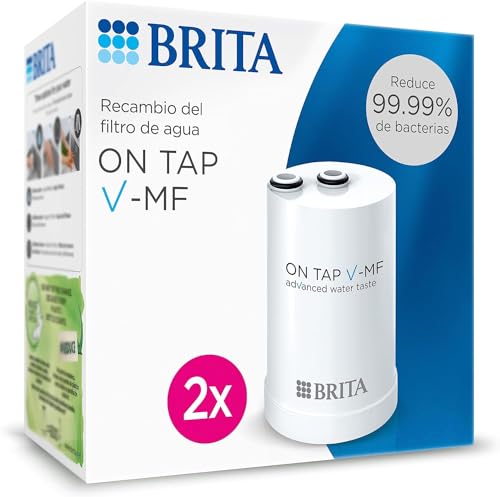 Brita On Tap Hf Pack 2, Due Cartucce Filtranti Acqua, Ricambio Filtro Acqua Compatibile Brita On Tap, 1051014