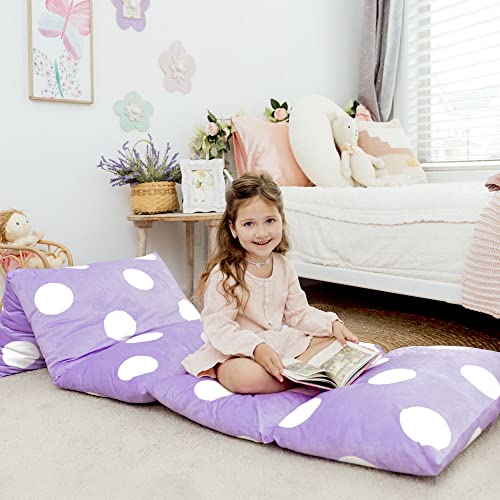 Butterfly Craze Cuscino Letto Per Pavimento, Coprimaterasso Perfetto Reclinabile E Cuscino Da Pavimento Per Bambini, Cuscino Per Leggere E Giocare, Po