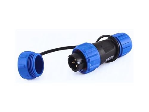 Spina Volante Sp13 Tre Poli Connettore Stagno 3 Poli Ip68 Maschio