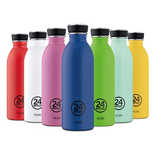 24Bottles Urban Bottle - Borraccia 500 Ml Acciaio Inox, Bottiglia Con Tappo 100% Ermetico Ultraleggera, Borraccia Palestra Senza Bpa, Borracce Ecologi