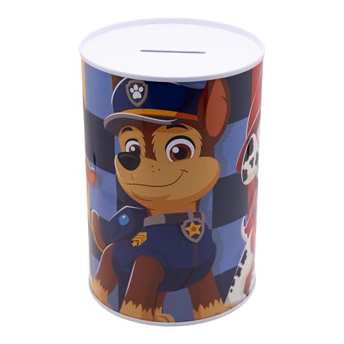 Stor Salvadanaio In Metallo Della Paw Patrol